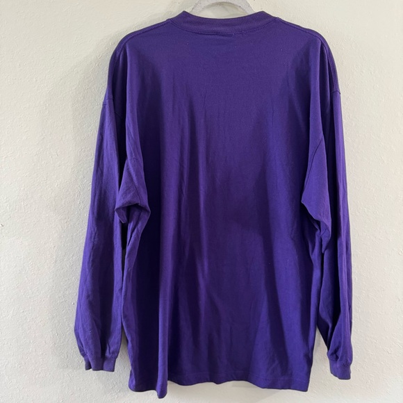 Vtge Disney 90s Women's Winnie The Pooh Long Sleeve Embroidered Shirt Purple, XL - Picture 8 of 9